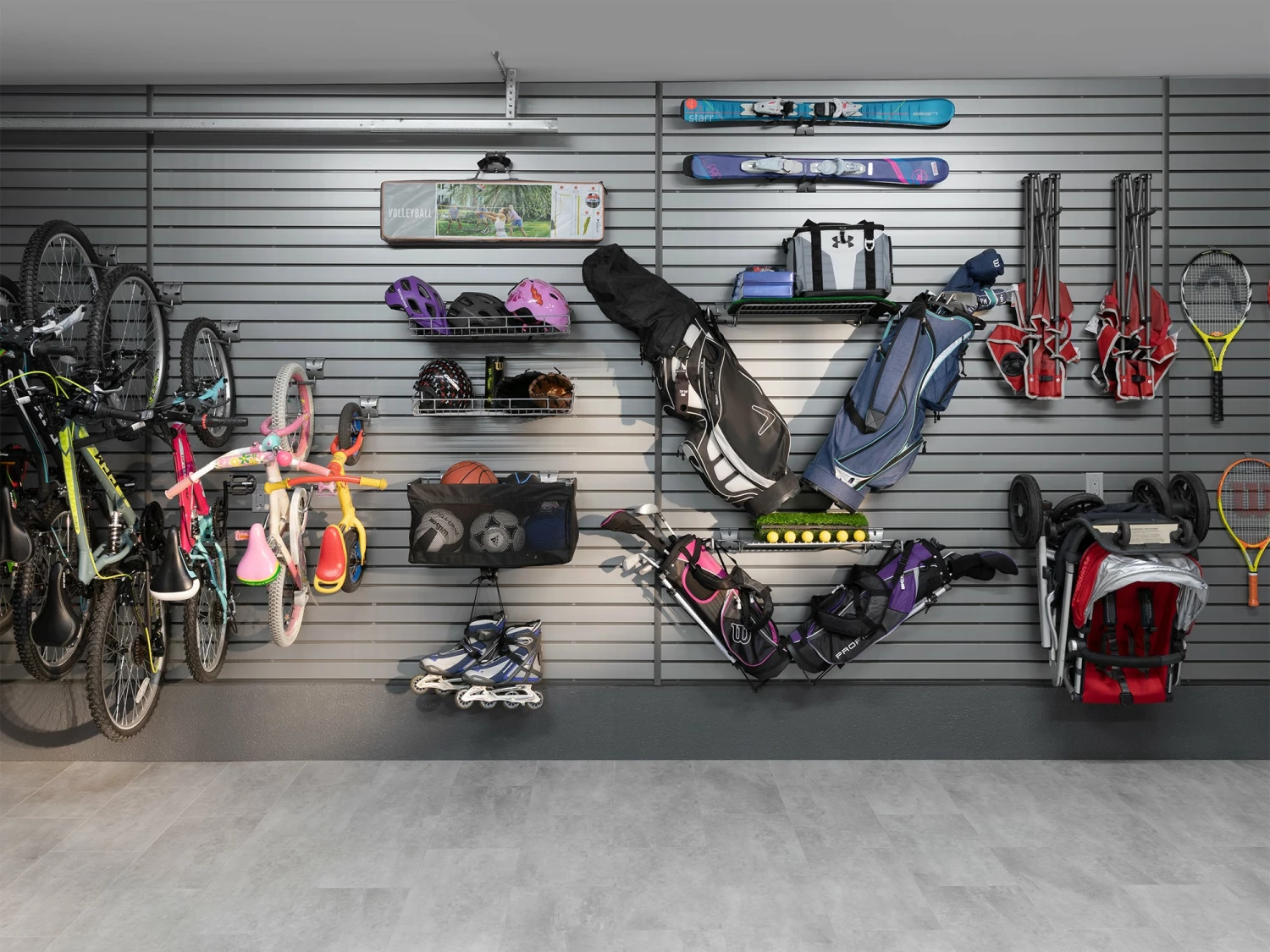 NewAge Products 40 SQ. FT. PVC Slatwall 8 NewAge Products 40 SQ. FT. PVC Slatwall