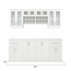 NewAge Products Home Bar 8 Piece Cabinet Set 29 NewAge Products Home Bar 8 Piece Cabinet Set