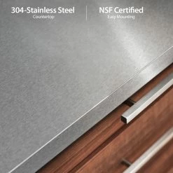 NewAge Products Outdoor Kitchen Stainless Steel 6 Piece Cabinet Set 52 NewAge Products Outdoor Kitchen Stainless Steel 6 Piece Cabinet Set