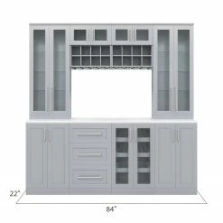 NewAge Products Home Bar 8 Piece Cabinet Set Home Bar Cabinets 38 NewAge Products Home Bar 8 Piece Cabinet Set Home Bar Cabinets