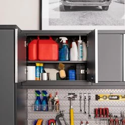 NewAge Products Pro Series Gray 12 Piece Cabinet Set Garage Storage 30 NewAge Products Pro Series Gray 12 Piece Cabinet Set Garage Storage