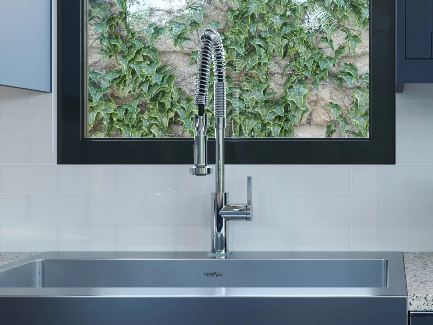 NewAge Products Coiled Pull-Down Faucet 4 NewAge Products Coiled Pull-Down Faucet