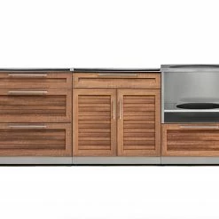 NewAge Products Outdoor Kitchen Stainless Steel 3 Piece Cabinet Set 36 NewAge Products Outdoor Kitchen Stainless Steel 3 Piece Cabinet Set