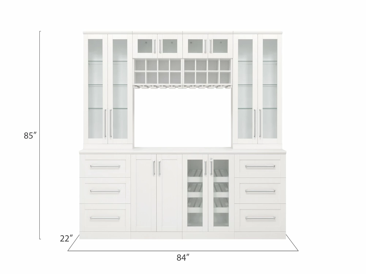 NewAge Products Home Bar Cabinets Home Bar 8 Piece Cabinet Set 3 NewAge Products Home Bar Cabinets Home Bar 8 Piece Cabinet Set