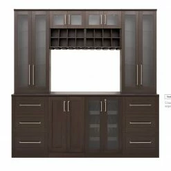 NewAge Products Home Bar Cabinets Home Bar 8 Piece Cabinet Set 43 NewAge Products Home Bar Cabinets Home Bar 8 Piece Cabinet Set