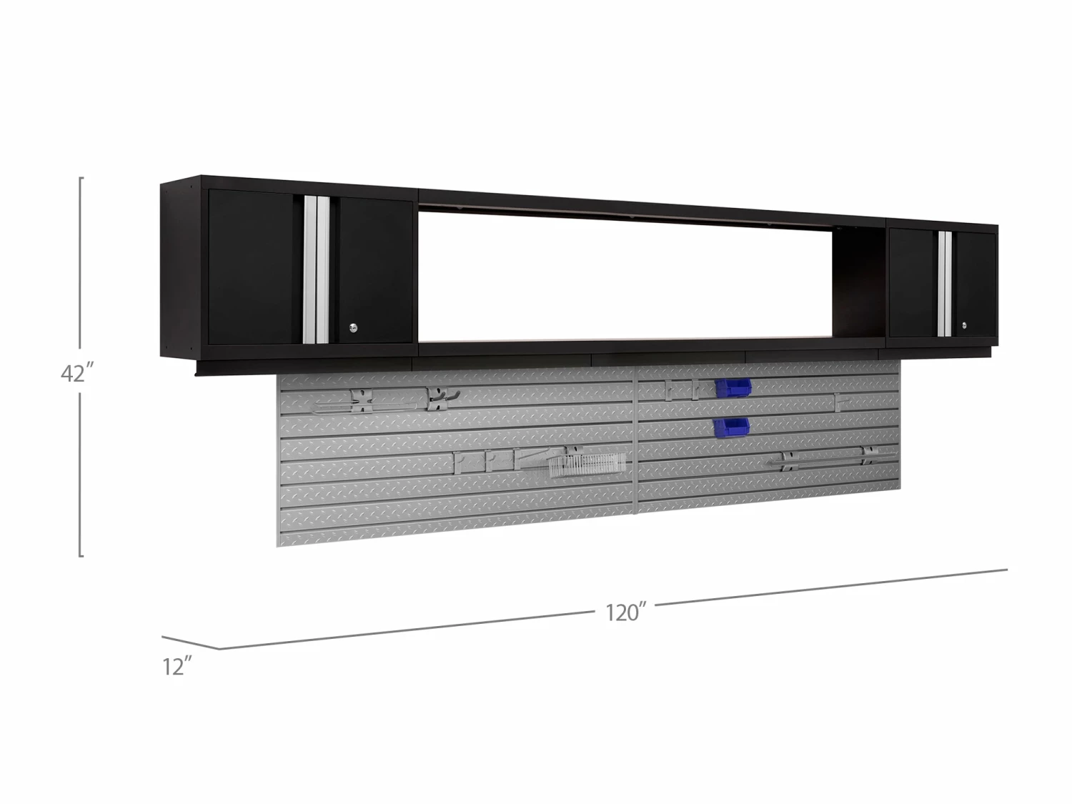 NewAge Products Bold Series 3 Piece Cabinet Set Garage Storage 25 NewAge Products Bold Series 3 Piece Cabinet Set Garage Storage