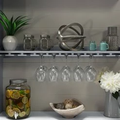 NewAge Products Home Bar Cabinets Home Bar Gray 5 Piece Cabinet Set - 21 Inch 10 NewAge Products Home Bar Cabinets Home Bar Gray 5 Piece Cabinet Set - 21 Inch