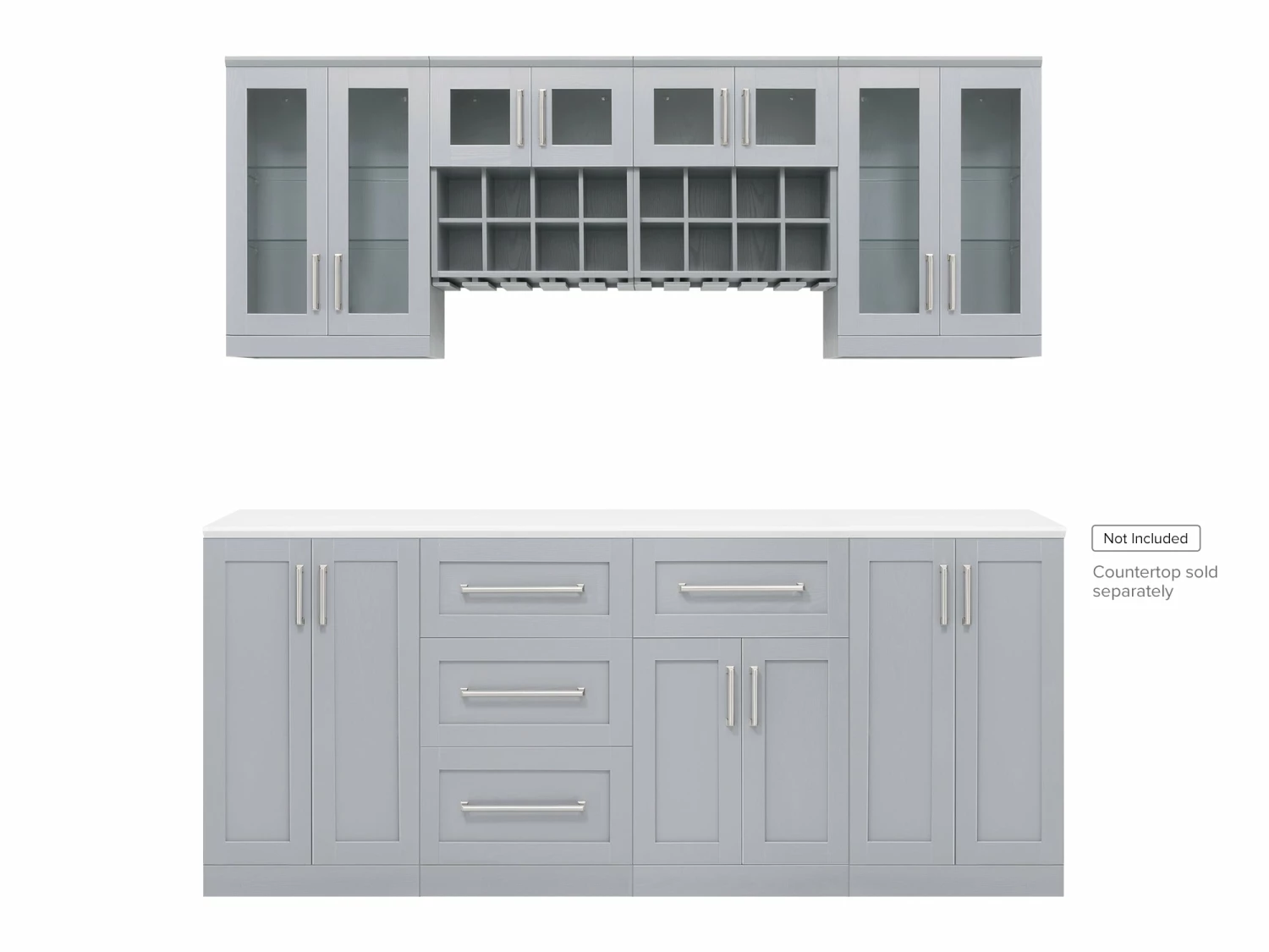 NewAge Products Home Bar Cabinets Home Bar 8 Piece Cabinet Set 11 NewAge Products Home Bar Cabinets Home Bar 8 Piece Cabinet Set