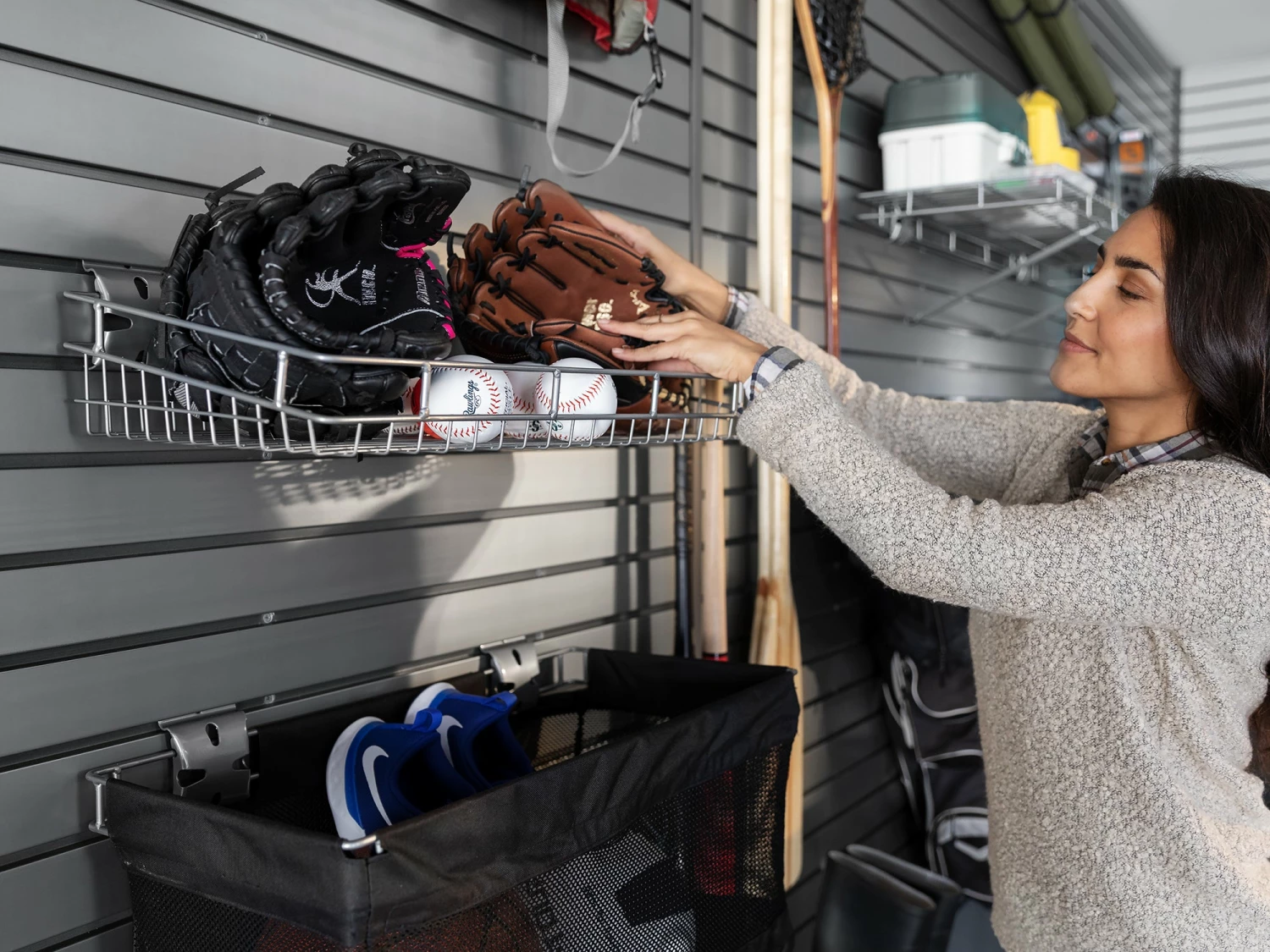 NewAge Products 40 SQ. FT. PVC Slatwall 11 NewAge Products 40 SQ. FT. PVC Slatwall