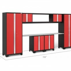 NewAge Products Bold Series 9 Piece Cabinet Set Garage Storage