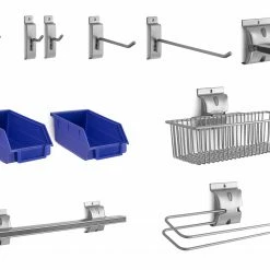 NewAge Products Garage Storage Backsplash Hook Kits - 2 X Small (12 Piece)