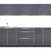 NewAge Products Outdoor Kitchen Aluminum 6 Piece Cabinet Set