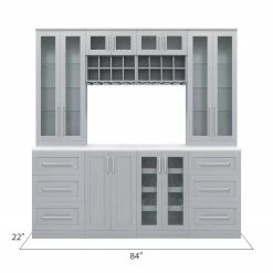 NewAge Products Home Bar Cabinets Home Bar 8 Piece Cabinet Set 37 NewAge Products Home Bar Cabinets Home Bar 8 Piece Cabinet Set