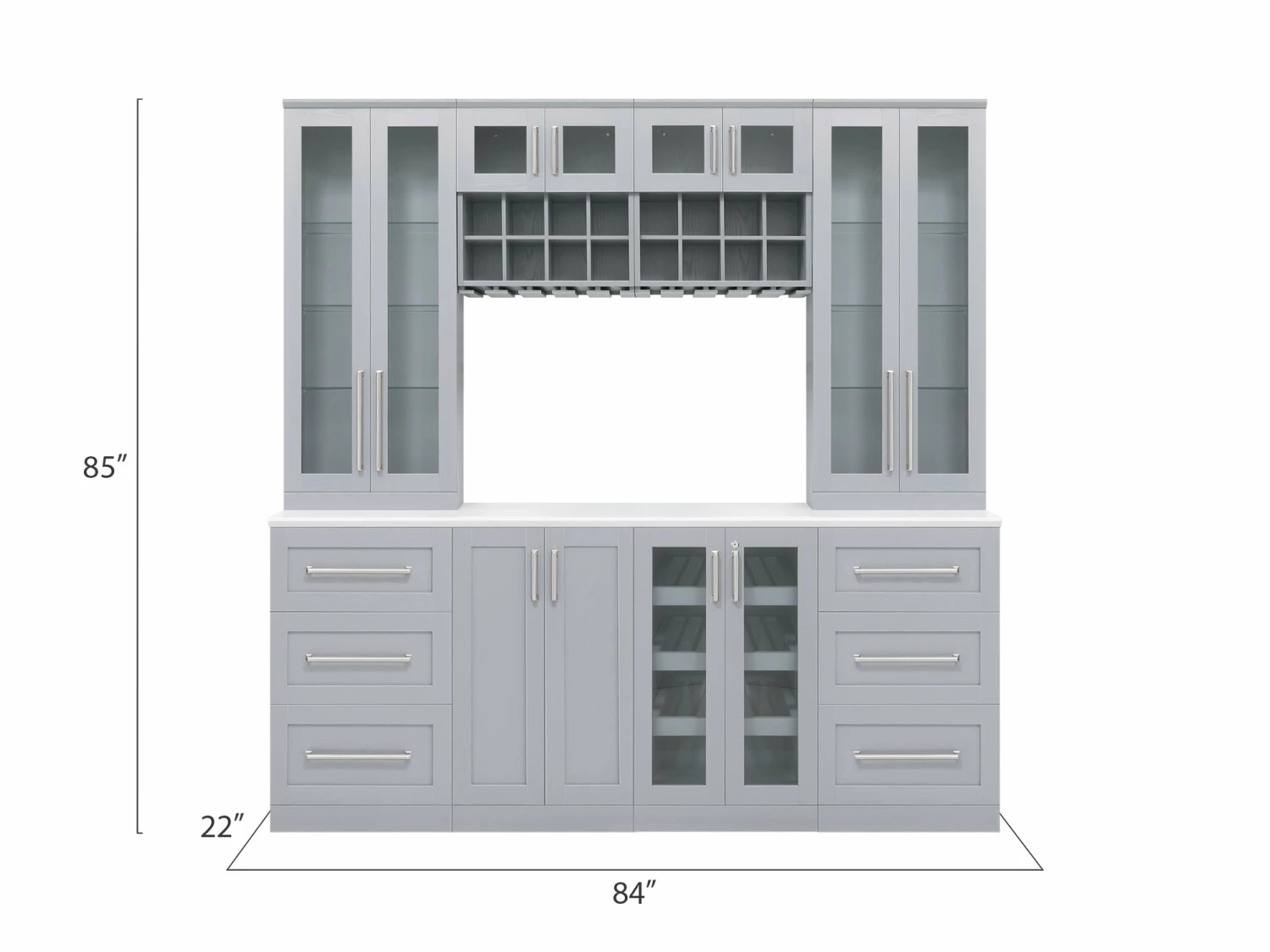NewAge Products Home Bar Cabinets Home Bar 8 Piece Cabinet Set 12 NewAge Products Home Bar Cabinets Home Bar 8 Piece Cabinet Set