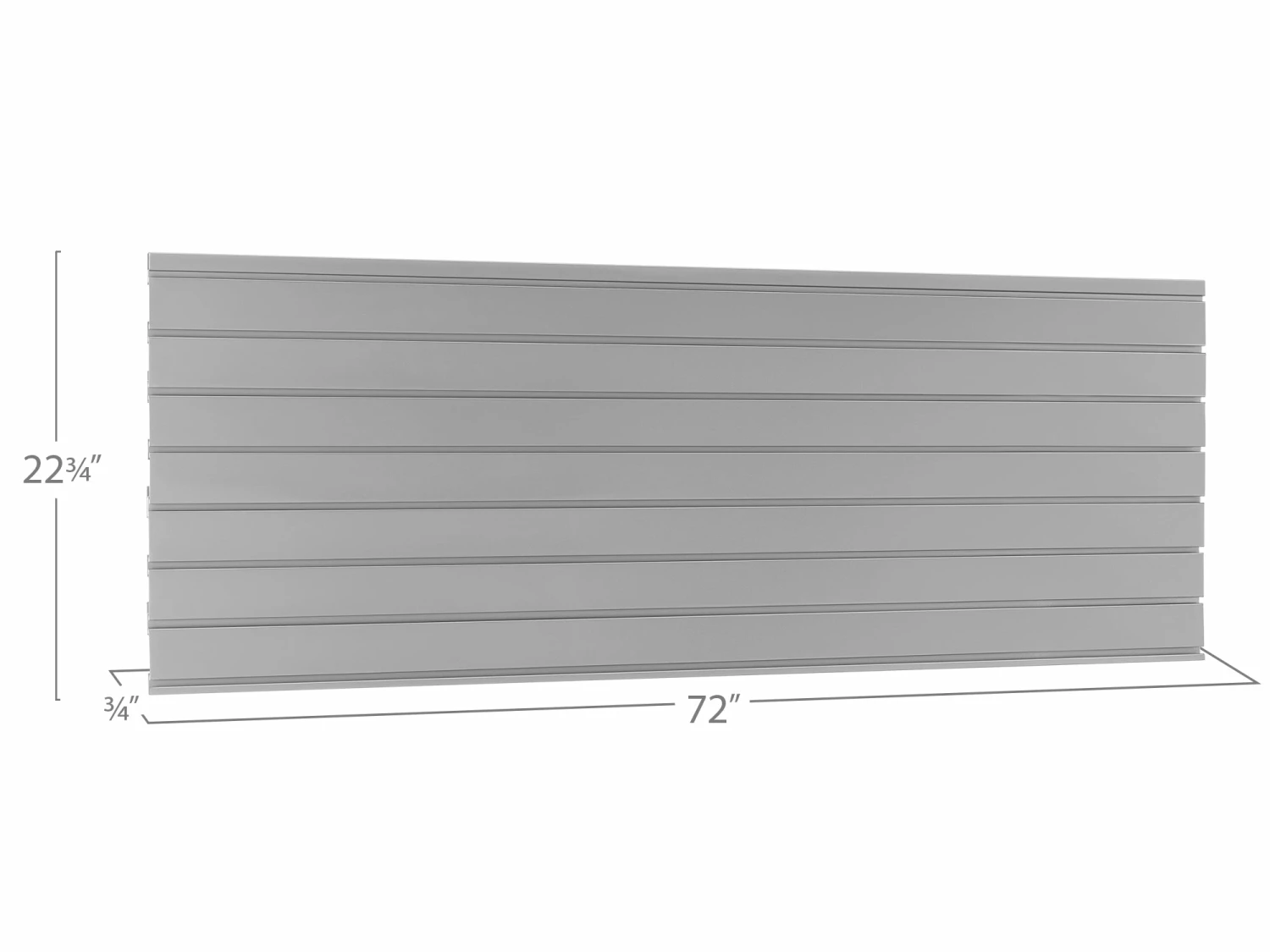 NewAge Products Bold Series 48 In. And 72 In. Slatwall Backsplash Set 7 NewAge Products Bold Series 48 In. And 72 In. Slatwall Backsplash Set