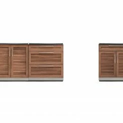 NewAge Products Outdoor Kitchen Stainless Steel 3 Piece Cabinet Set 28 NewAge Products Outdoor Kitchen Stainless Steel 3 Piece Cabinet Set