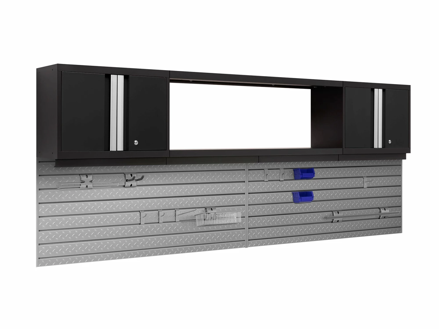 NewAge Products Garage Storage Bold Series 3 Piece Cabinet Set 15 NewAge Products Garage Storage Bold Series 3 Piece Cabinet Set